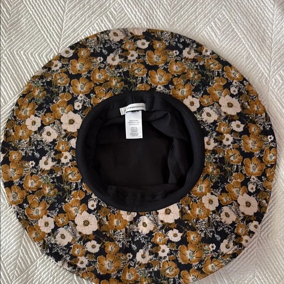 Anthropologie Floral Wide-Brim Hat - Picture 4 of 5